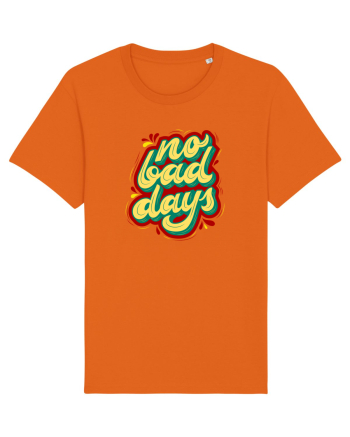 No Bad Days Bright Orange