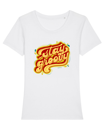 Stay Groovy White