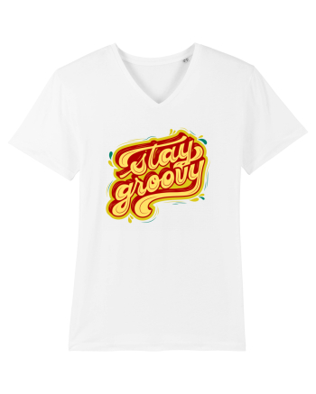 Stay Groovy White