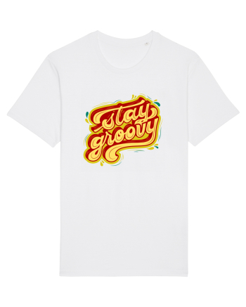 Stay Groovy White