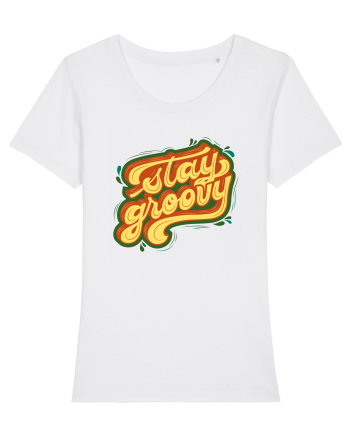 Stay Groovy White
