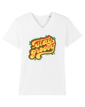 Stay Groovy White