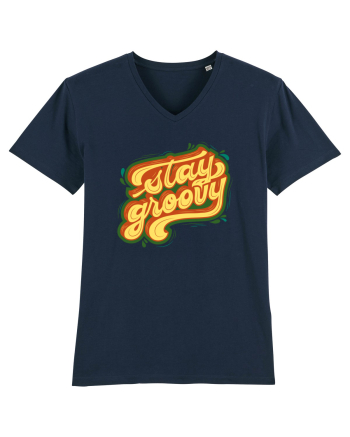 Stay Groovy French Navy