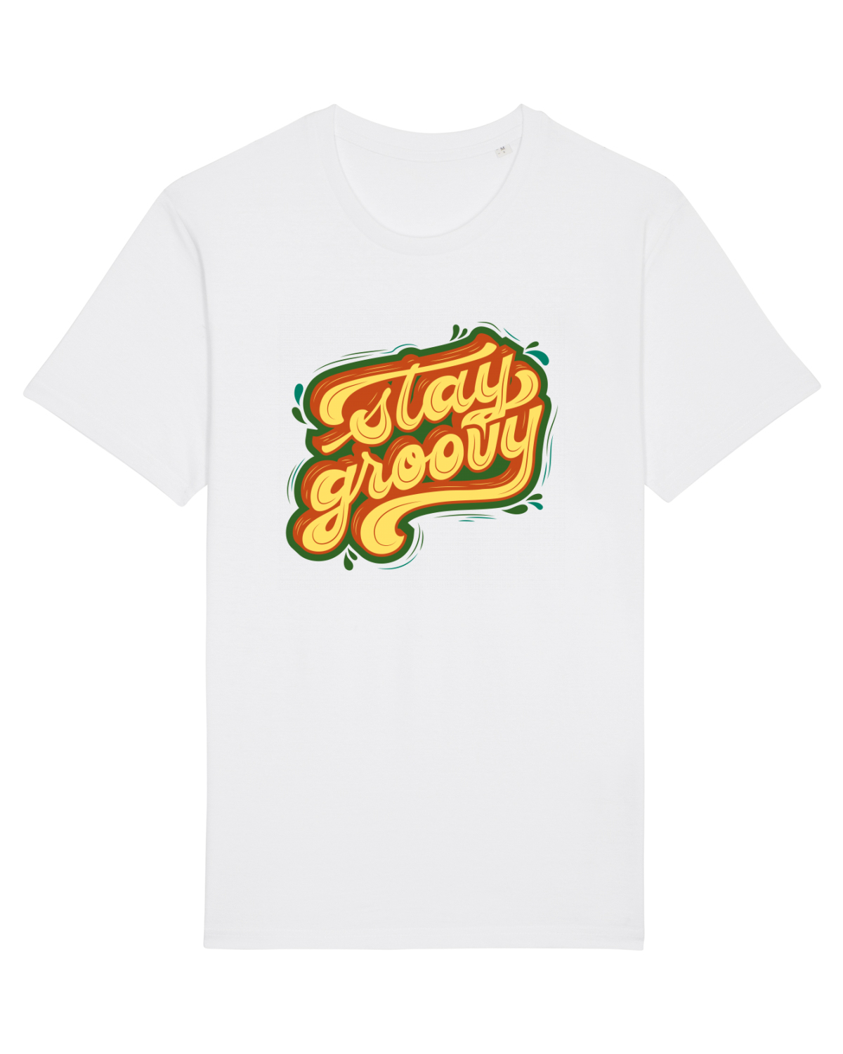Tricou mânecă scurtă Unisex Rocker White