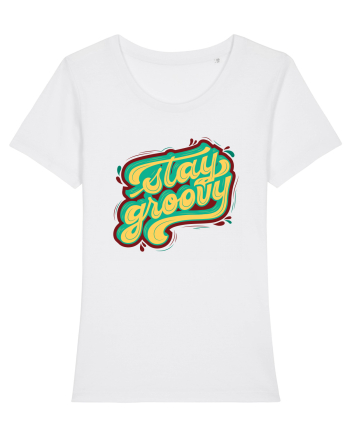 Stay Groovy White