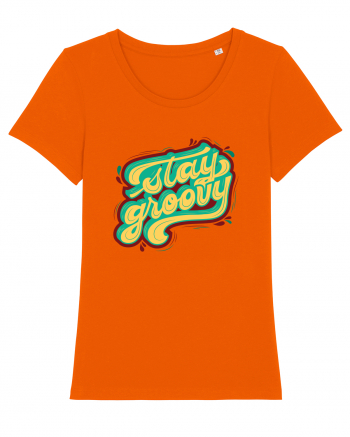 Stay Groovy Bright Orange