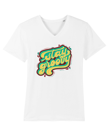 Stay Groovy White
