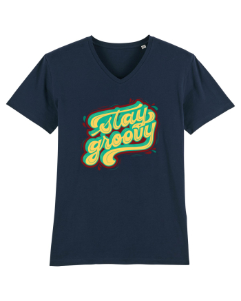 Stay Groovy French Navy