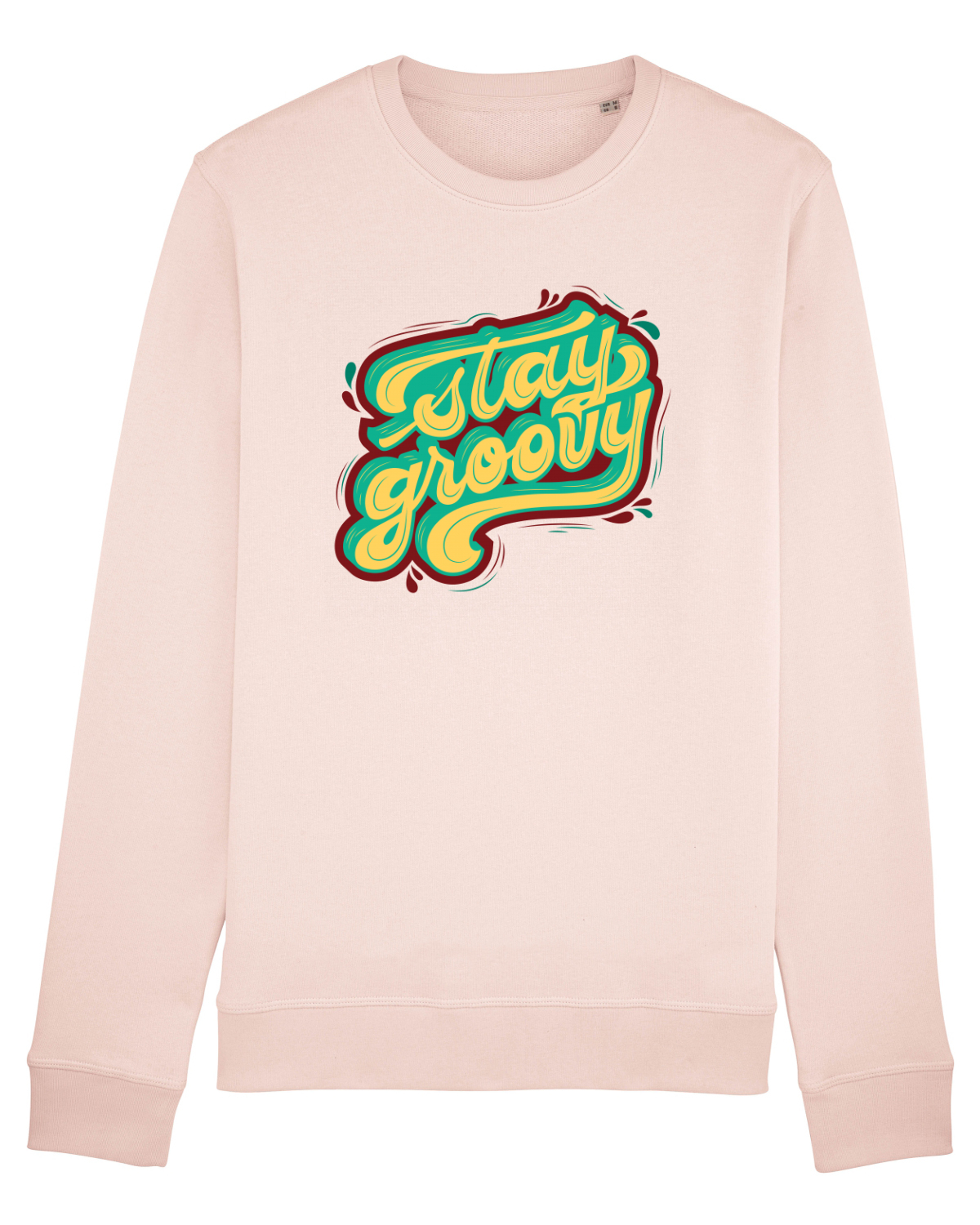 Bluză mânecă lungă Unisex Rise Candy Pink