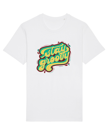 Stay Groovy White