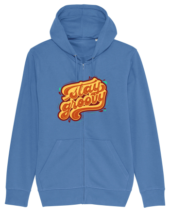 Stay Groovy Bright Blue