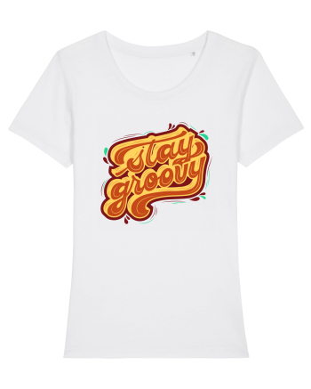 Stay Groovy White