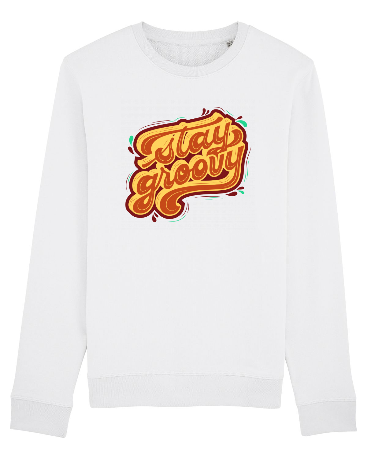 Bluză mânecă lungă Unisex Rise White