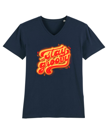 Stay Groovy French Navy