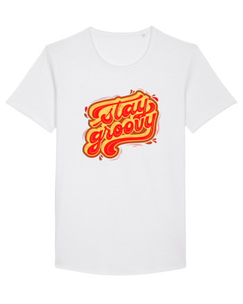 Stay Groovy White
