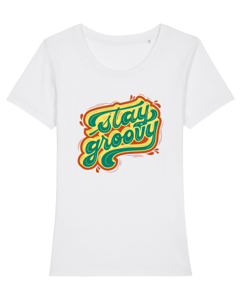 Stay Groovy White