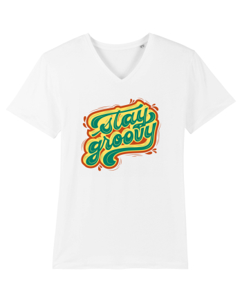 Stay Groovy White