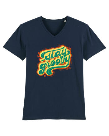 Stay Groovy French Navy