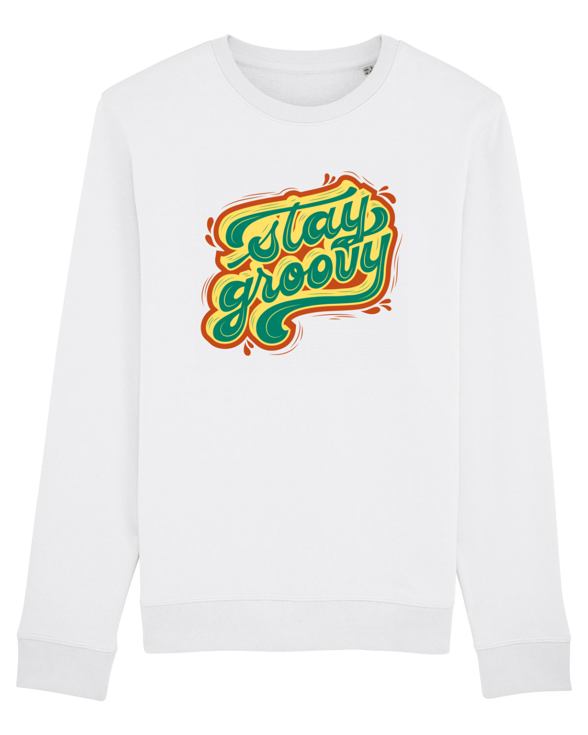 Bluză mânecă lungă Unisex Rise White