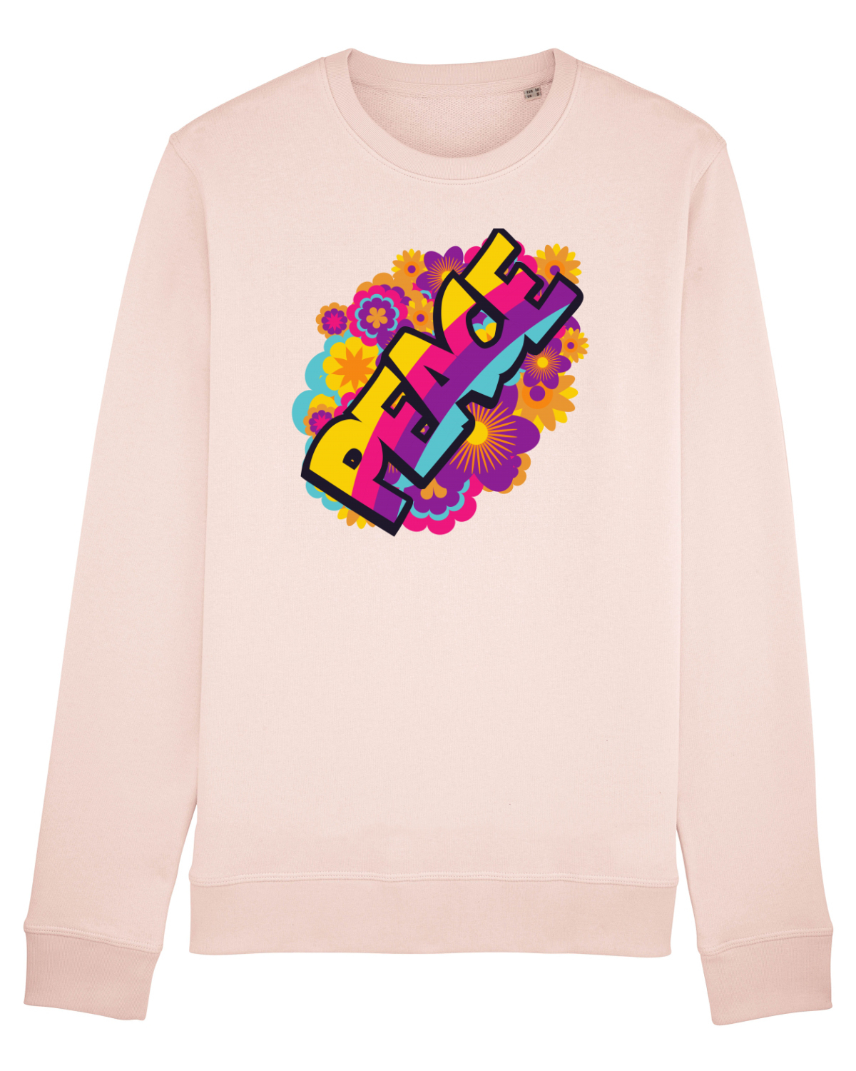 Bluză mânecă lungă Unisex Rise Candy Pink