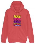 Peace Hanorac cu fermoar Unisex Connector