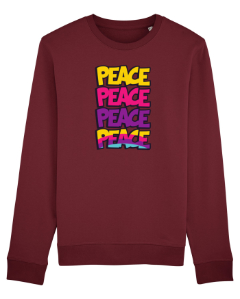Peace Burgundy