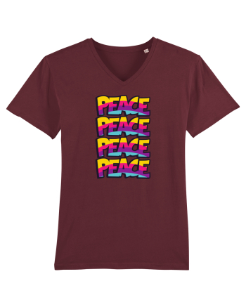 Peace Burgundy