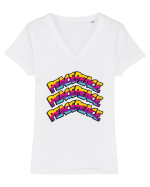 Peace Tricou mânecă scurtă guler V Damă Evoker