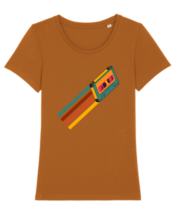 90'S Retro Cassette Tape Roasted Orange