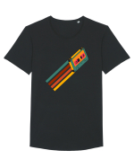 90'S Retro Cassette Tape Tricou mânecă scurtă guler larg Bărbat Skater