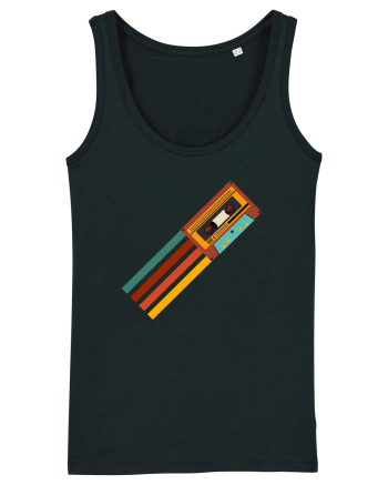 90'S Retro Cassette Tape Black