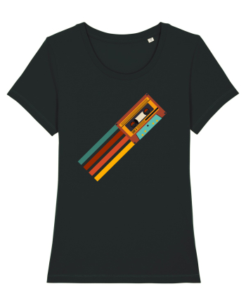 90'S Retro Cassette Tape Black