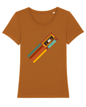90'S Retro Cassette Tape Roasted Orange