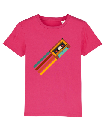 90'S Retro Cassette Tape Raspberry
