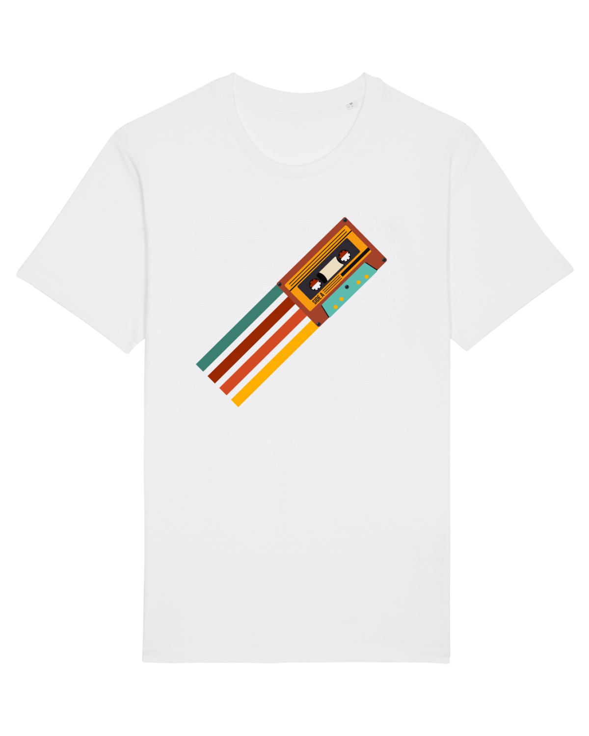 Tricou mânecă scurtă Unisex Rocker White