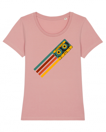 90'S Retro Cassette Tape Canyon Pink