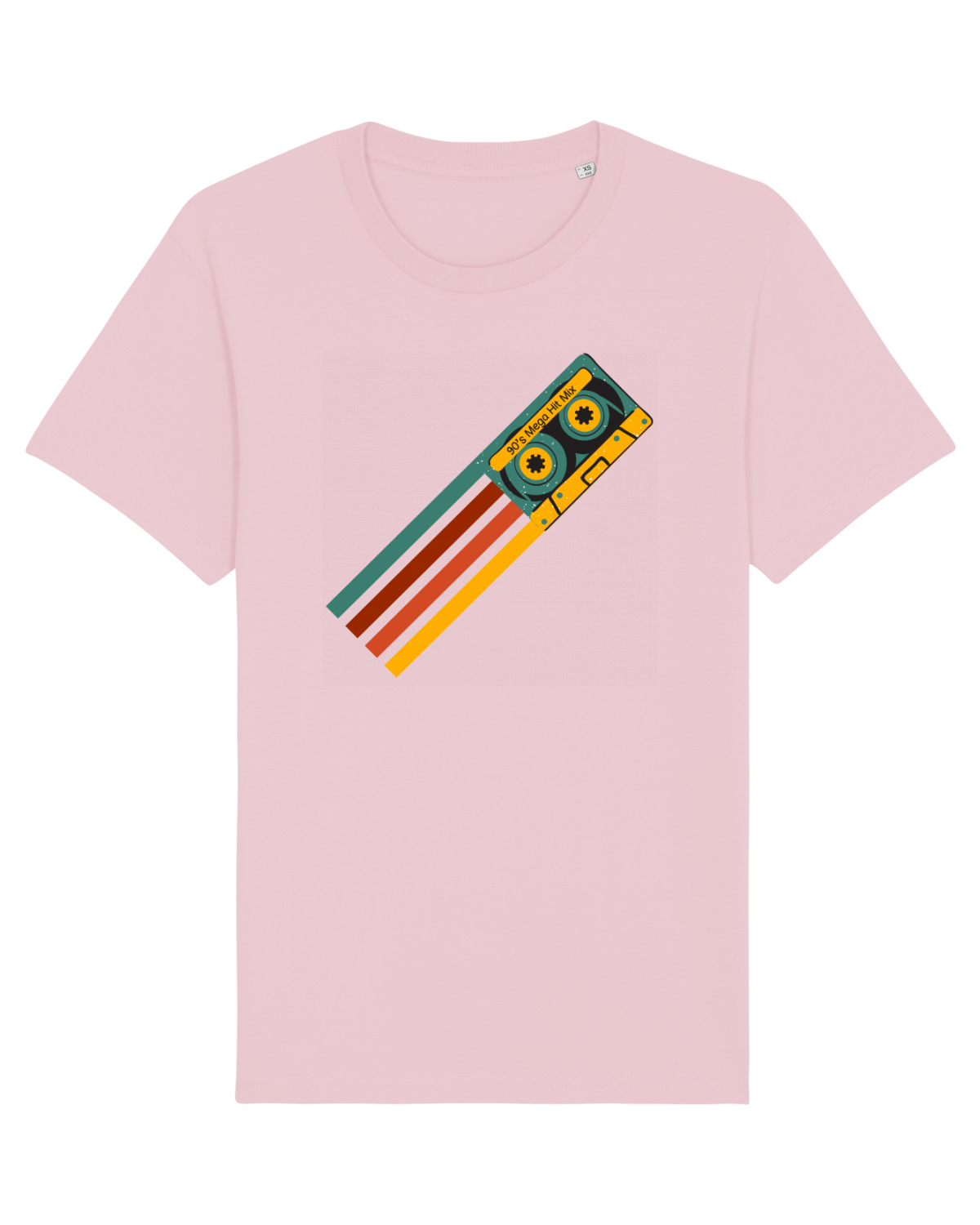 Tricou mânecă scurtă Unisex Rocker Cotton Pink