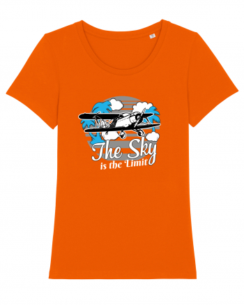 The sky is the limit. Bright Orange
