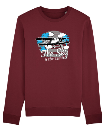 The sky is the limit. Burgundy
