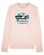 The sky is the limit. Bluză mânecă lungă Unisex Rise