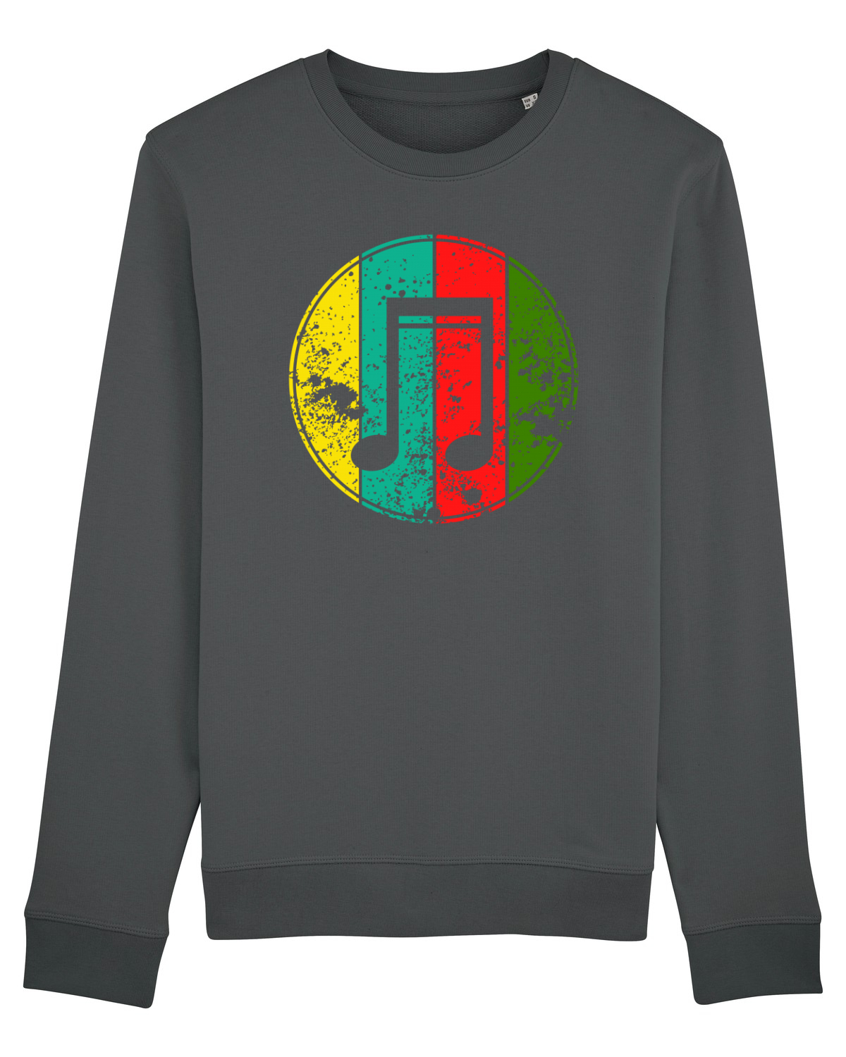 Bluză mânecă lungă Unisex Rise Anthracite