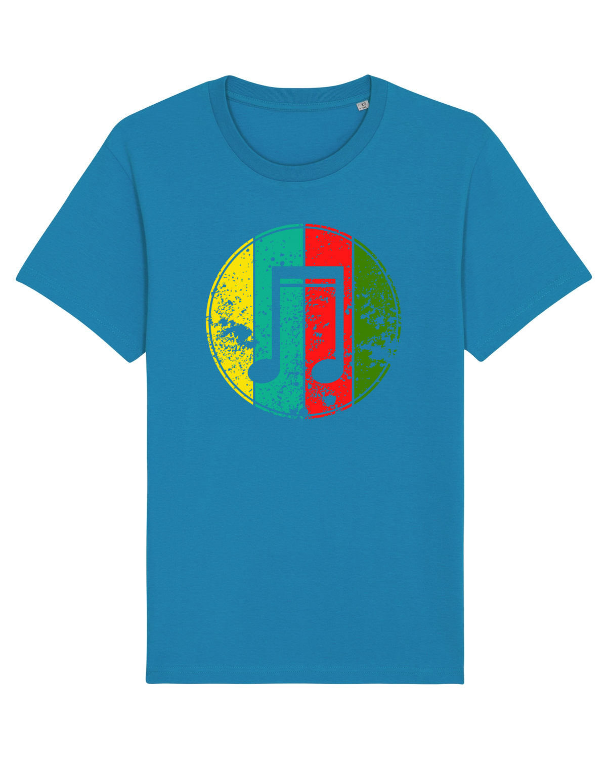 Tricou mânecă scurtă Unisex Rocker Azur