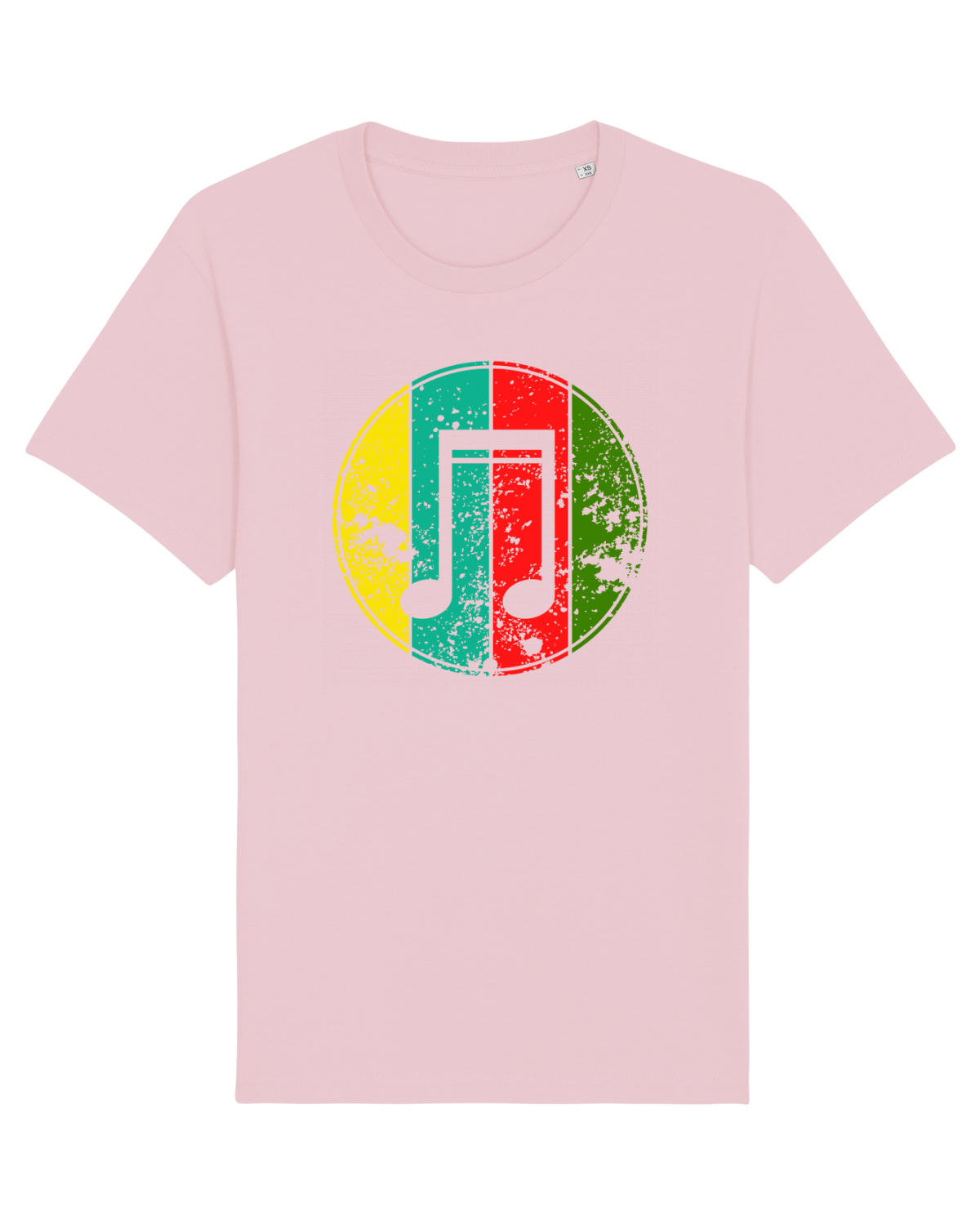 Tricou mânecă scurtă Unisex Rocker Cotton Pink