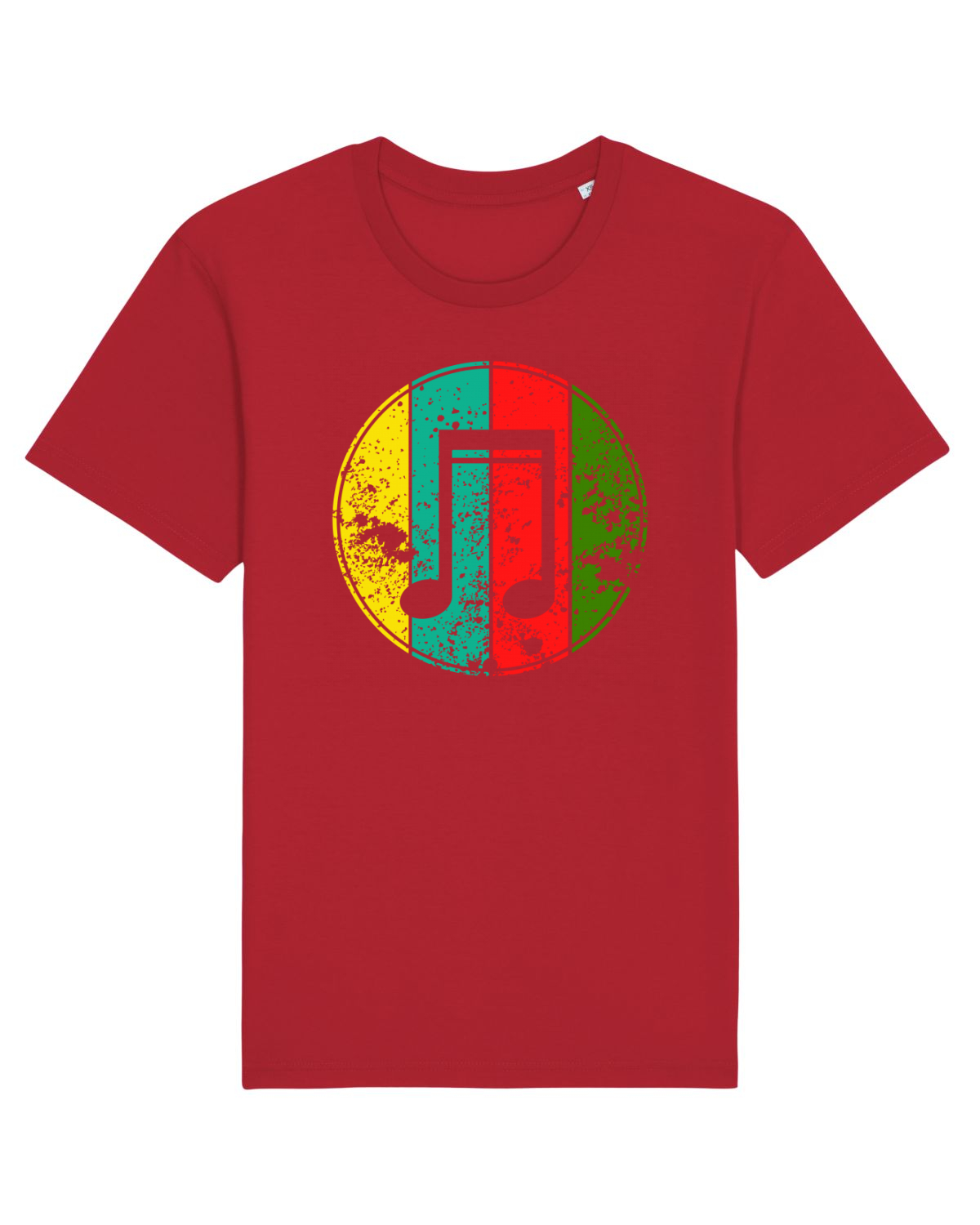 Tricou mânecă scurtă Unisex Rocker Red