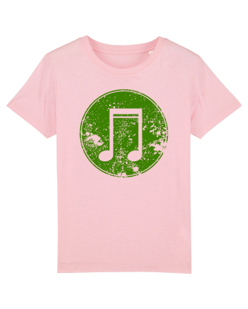 Retro Music Note Cotton Pink