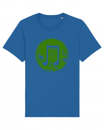 Retro Music Note Royal Blue