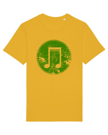 Retro Music Note Spectra Yellow