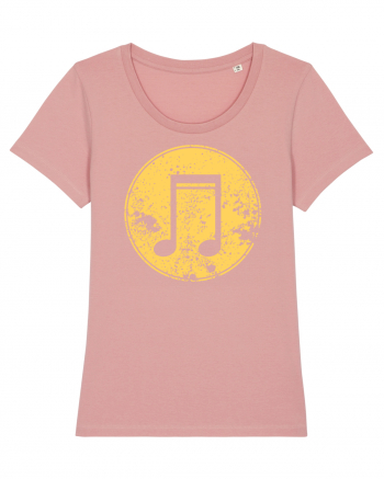 Retro Music Note Canyon Pink