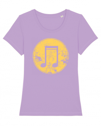 Retro Music Note Lavender Dawn