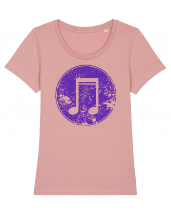 Retro Music Note Canyon Pink